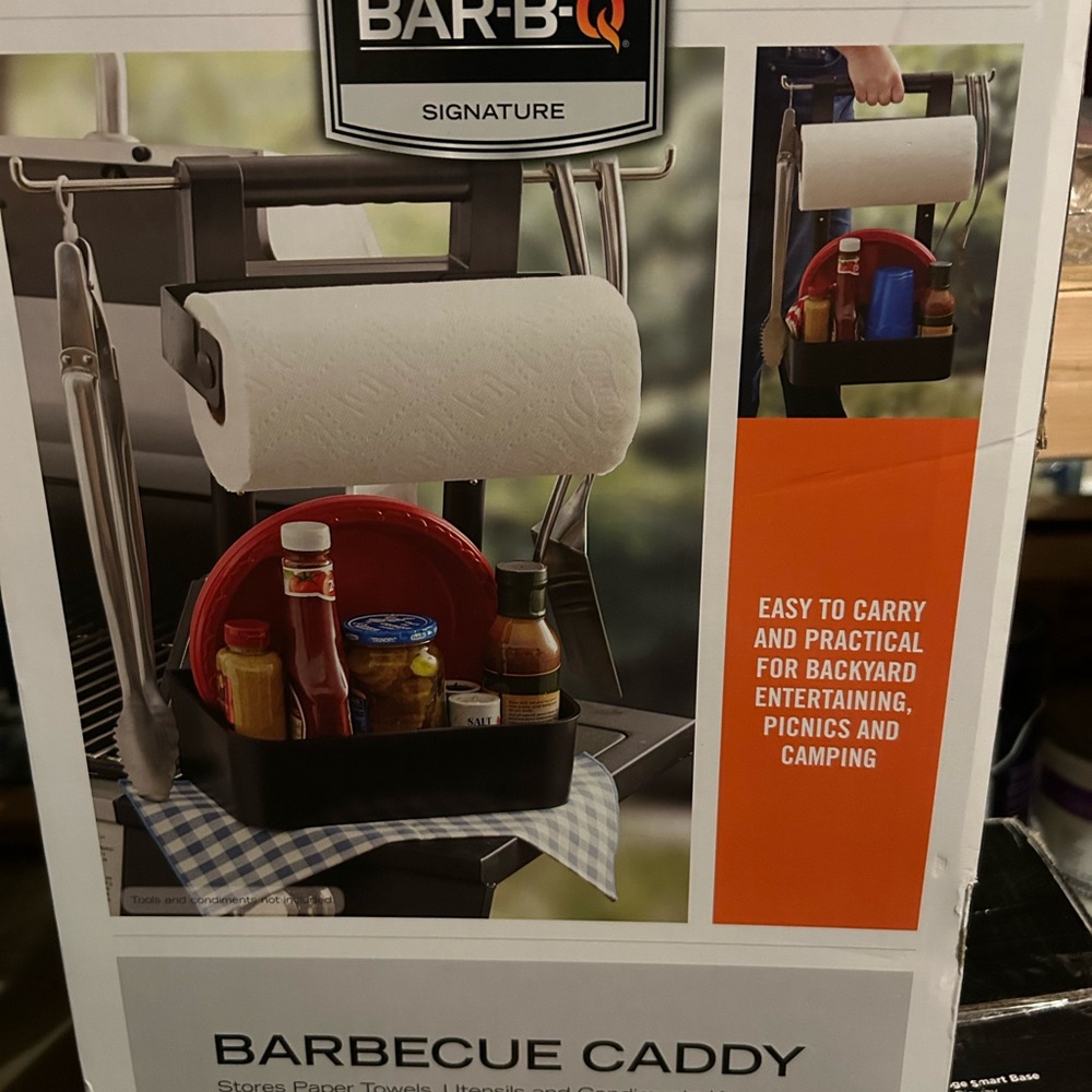 Signature Black Barbecue Caddy